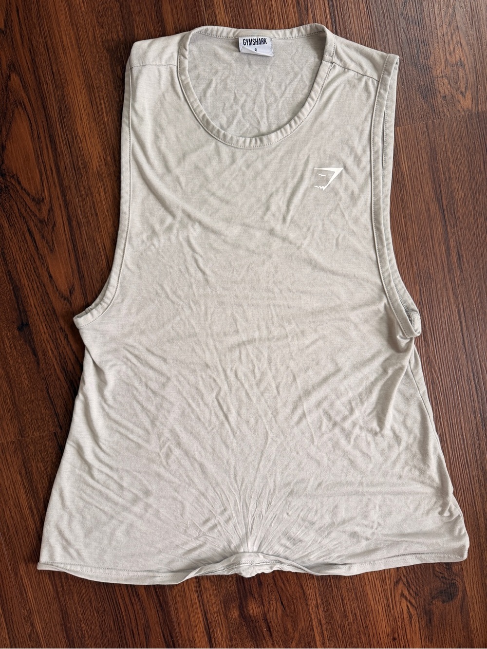 Gymshark Women's Drop Arm Muscle Tank Top - Light Grey